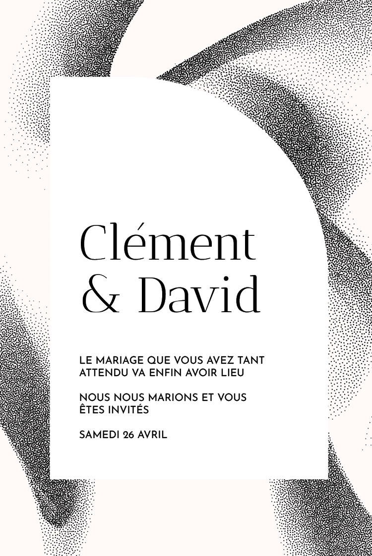 Cartons d'invitation — Chic urbain