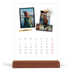 Calendrier de bureau support bois - portrait  — Esprit scrapbook [Janvier]