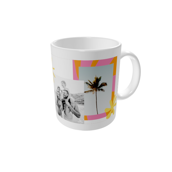 Mug personnalisé — Couleurs estivales