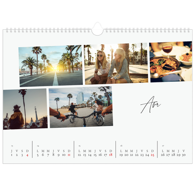 Calendrier photo A3 — Escapade citadine [Avril]