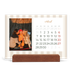 Calendrier de bureau support bois - paysage   — Lettrages et rayures [Avril]