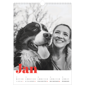 Calendrier photo A3 — Une année audacieuse