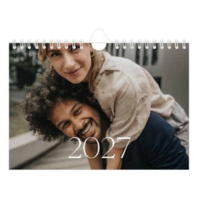 Calendrier photo A5 — Plus grand que la vie [couverture]