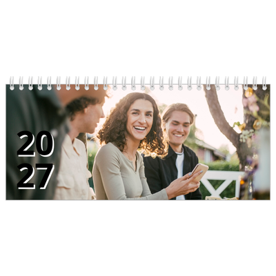 Calendrier de bureau — Jolie lettre [couverture]