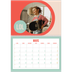Calendrier photo A4 double (30 x 40 cm) — Fun et moderne [Mars]