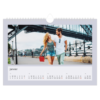 Calendrier photo A4 — Un monde en couleur