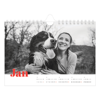 Calendrier photo A5 — Une année audacieuse