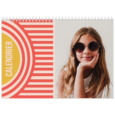 Calendrier photo A4 double (30 x 40 cm) — Fun et moderne [couverture]