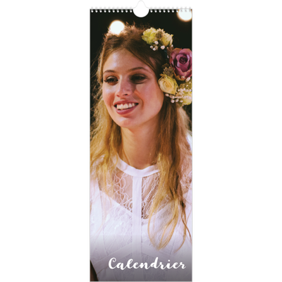 Calendrier mural long  — Superposition pinceau [couverture]