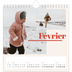 Calendriers annuels carré — Inspiration 90 [Février]