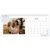 Calendrier de bureau — Romance en bleu et blanc [couverture]