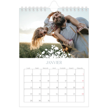 Calendrier photo A5 — Invitation champêtre