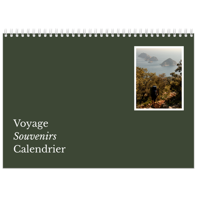 Calendrier photo A4 double (30 x 40 cm) — Terre éditoriale [couverture]