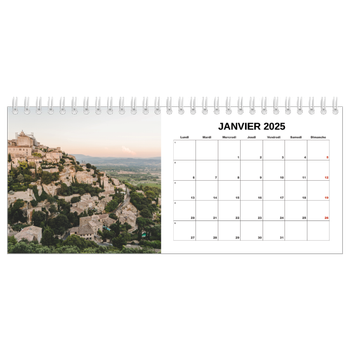 Calendrier de bureau — Simple photo