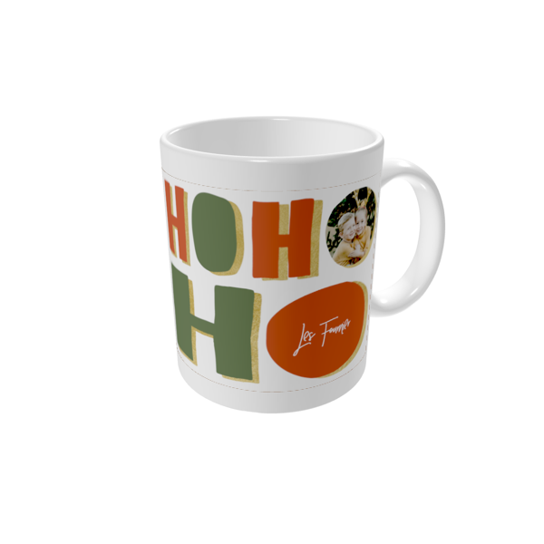 Mug personnalisé — Ho Ho Ho Photo
