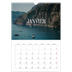 A3 Calendrier annuel — Évasion sans fin [Janvier]