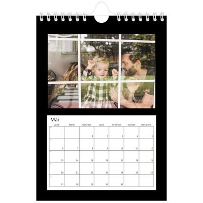 Calendrier photo A5 — Bodures noires [couverture]