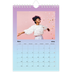 Calendrier photo A5 — Dégradé pastel [Mars]