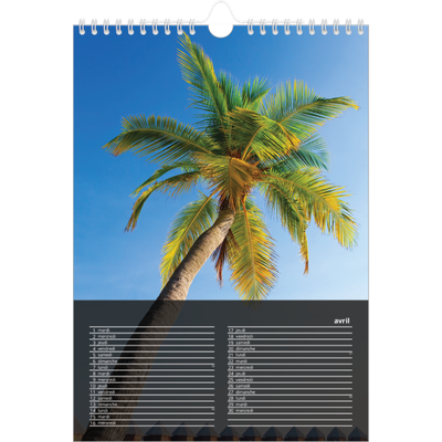 Calendrier photo A4 (20 x 30 cm) — Panorama [Avril]