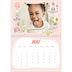 Calendrier photo A4 double (30 x 40 cm) — Licorne magique [couverture]