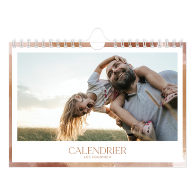 Calendrier photo A5 — Effet pinceau [couverture]