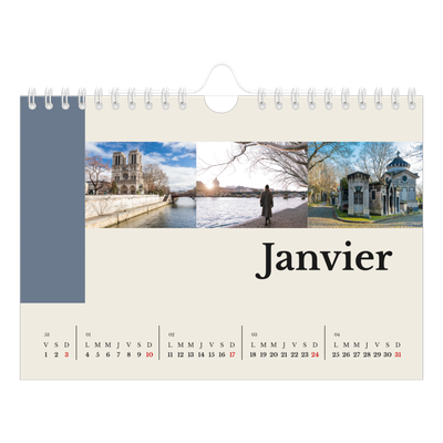 Calendrier photo A5 — Vues du monde [Janvier]
