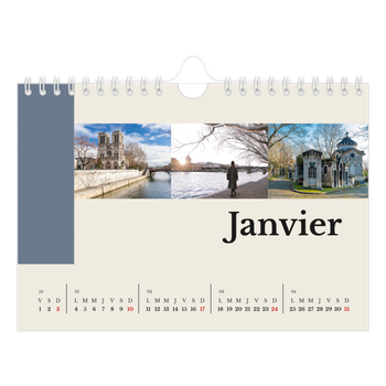 Calendrier photo A5 — Vues du monde