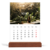 Calendrier de bureau support bois - portrait  — Évasion sans fin [Mars]
