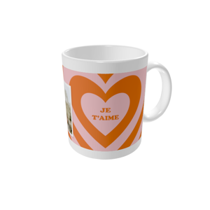 Mug personnalisé — Cœur rétro