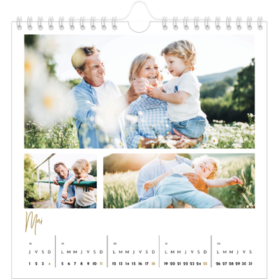 Calendriers annuels carré — Manuscrit [couverture]