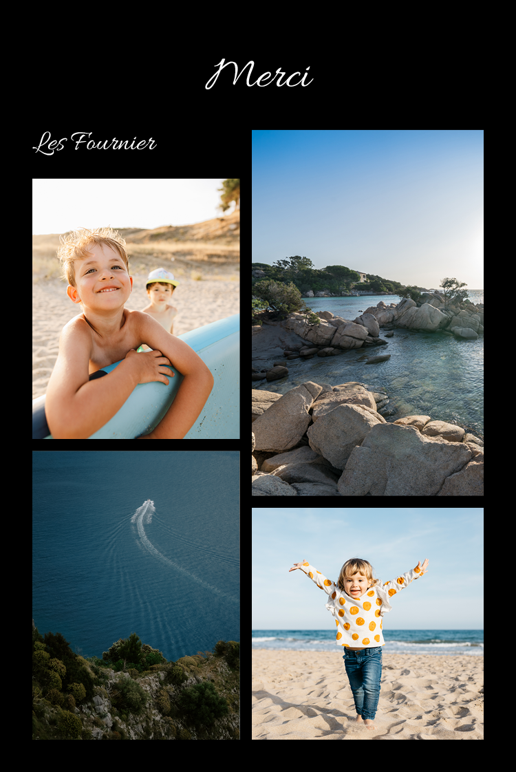 Carte de remerciement — De la part de nous tous