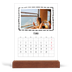 Calendrier de bureau support bois - portrait  — Instants d'album photo [Février]