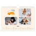 Calendrier photo A4 — Pattes de chien et gribouillis [Janvier]