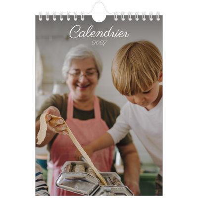 Calendrier photo A5 — Mois écris à la main [couverture]