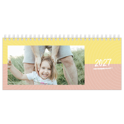 Calendrier de bureau — Papier peint acidulé [couverture]