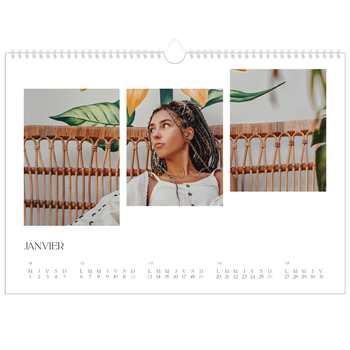 Calendrier photo A3 — Fragments de voyage