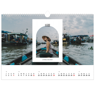 Calendrier photo A3 — L'arche ouverte [Avril]