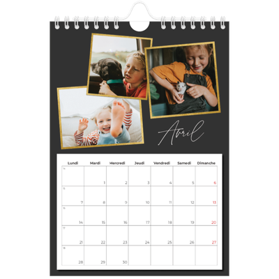 Calendrier photo A5 — Tellement de souvenirs [Avril]
