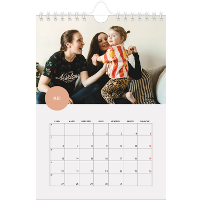 Calendrier photo A5 — Gommettes photo [couverture]