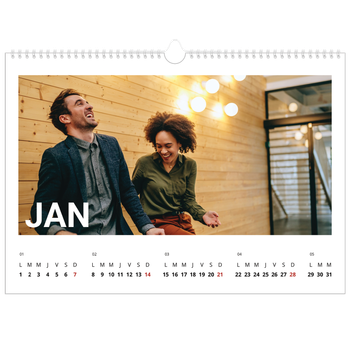 Calendrier photo A3 — Grand mois