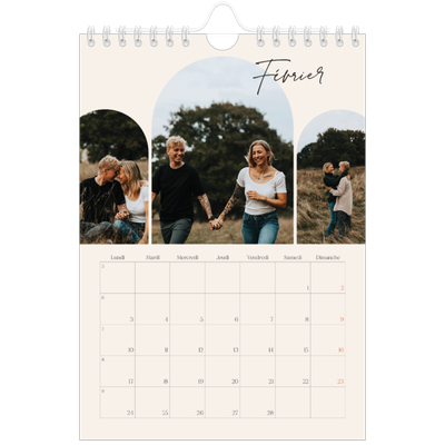 Calendrier photo A5 — Arche de souvenirs [Février]