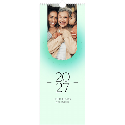 Calendrier mural long  — Dégradé astrologique [couverture]