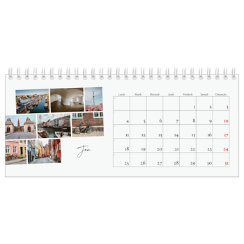 Calendrier de bureau — Escapade citadine