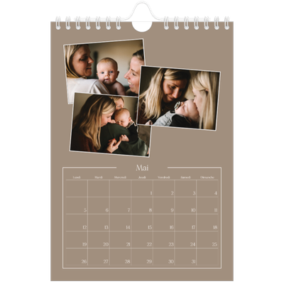 Calendrier photo A5 — Souvenirs artisanaux [couverture]