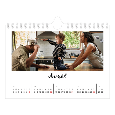 Calendrier photo A5 — Fait Main [Avril]