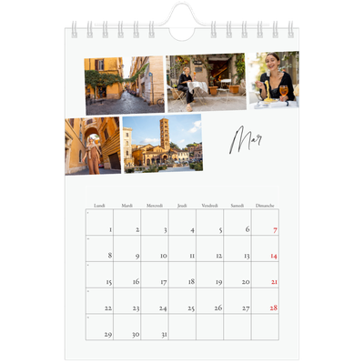 Calendrier photo A5 — Escapade citadine [Mars]