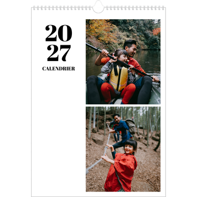 A3 Calendrier annuel — Sérif et moments [couverture]