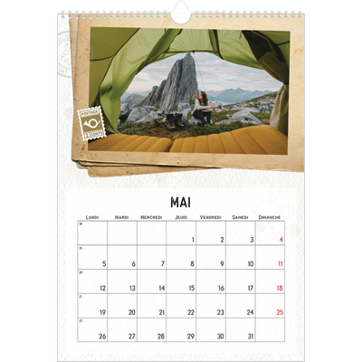 A3 Calendrier annuel — Parts unknown [couverture]