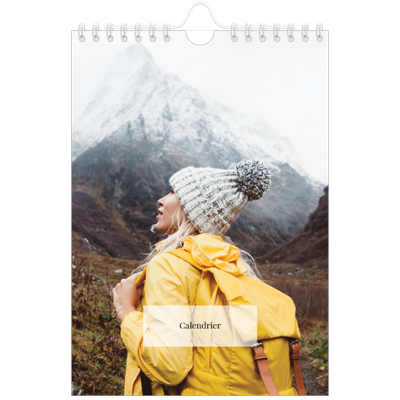 Calendrier photo A5 — Superposition discrète [couverture]