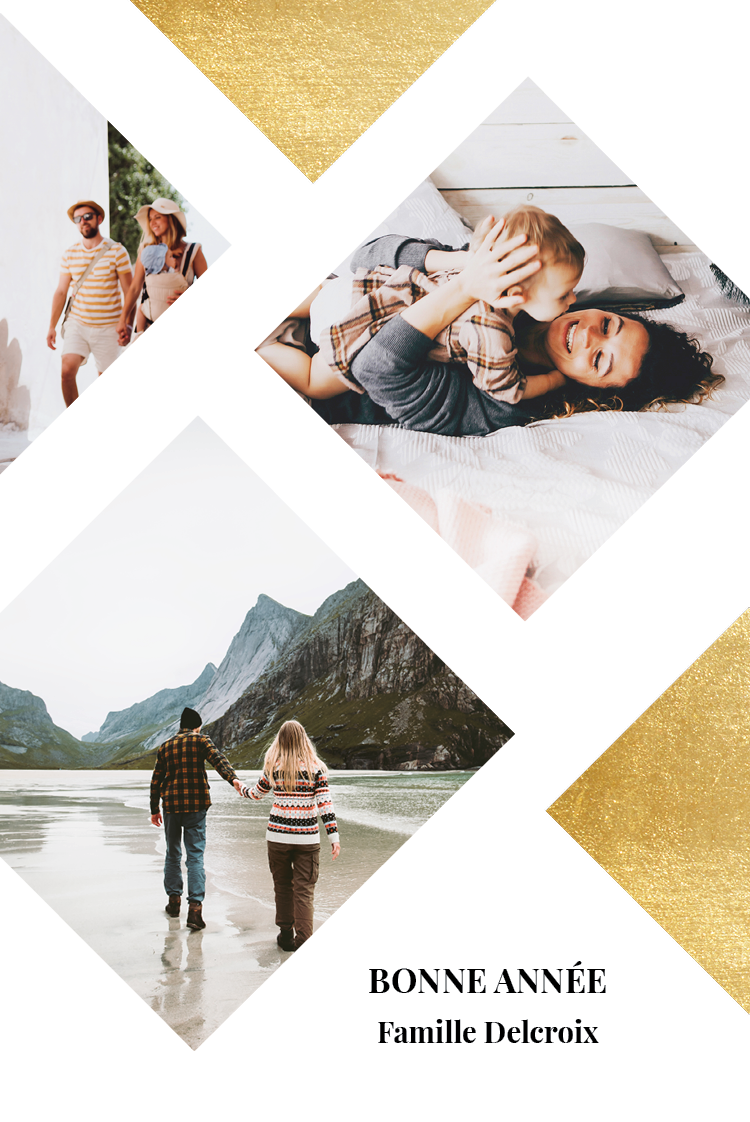 Faire-part & Cartes — Dorure géométrique